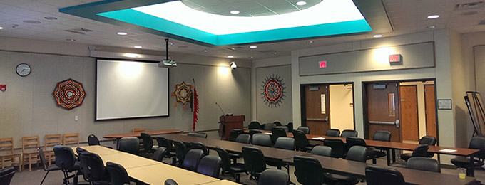 Panorama of the Drum Room.
