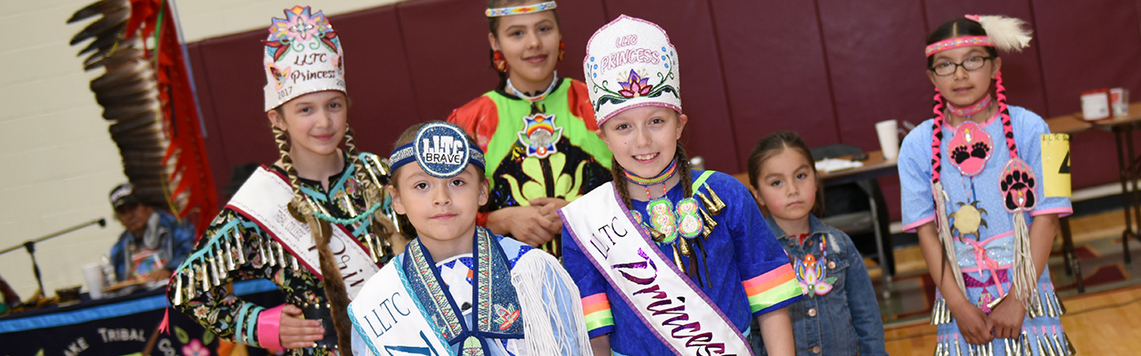 Young Leech Lake Tribal Members.